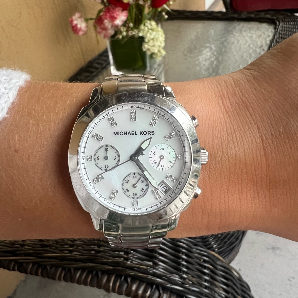 MICHAEL KORS stainless steel watch womens
